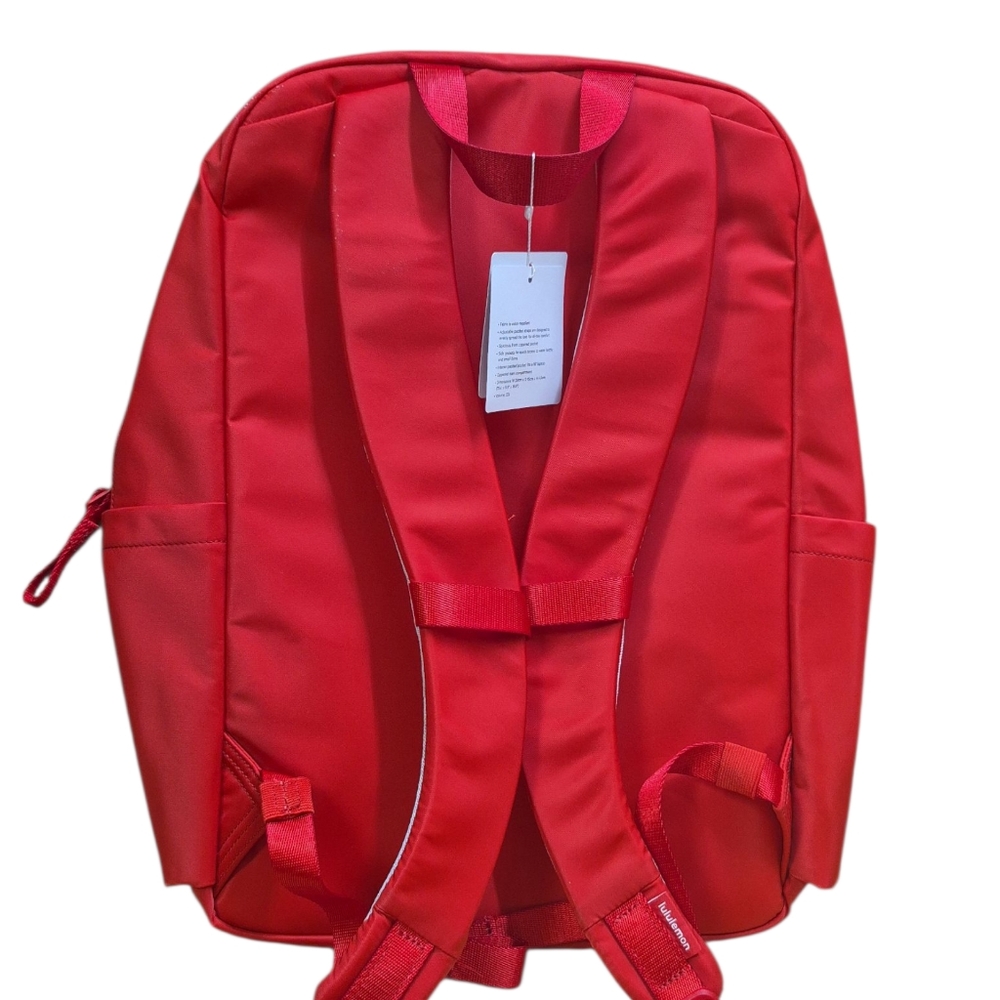 Lululemon Everywhere Backpack Red/Ocean Air - Picture 8 of 9